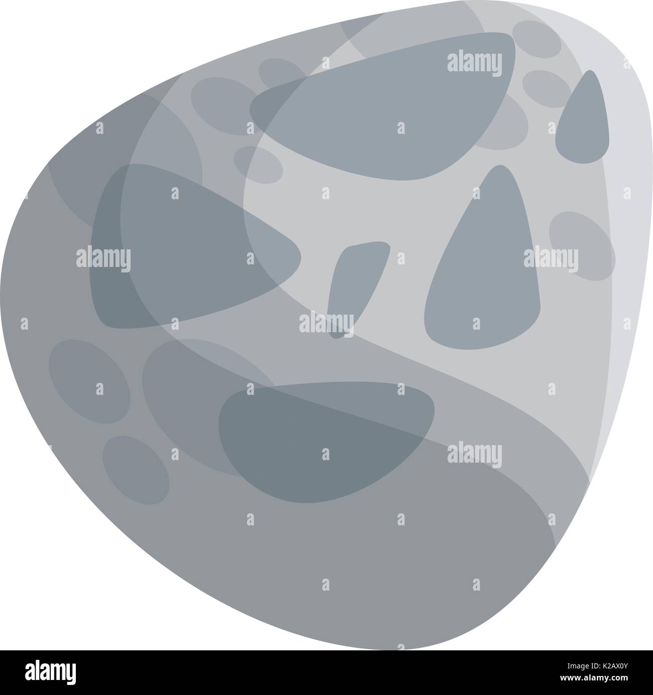 asteroid meteorite rock space orbiting vector illustration Stock Vector ...
