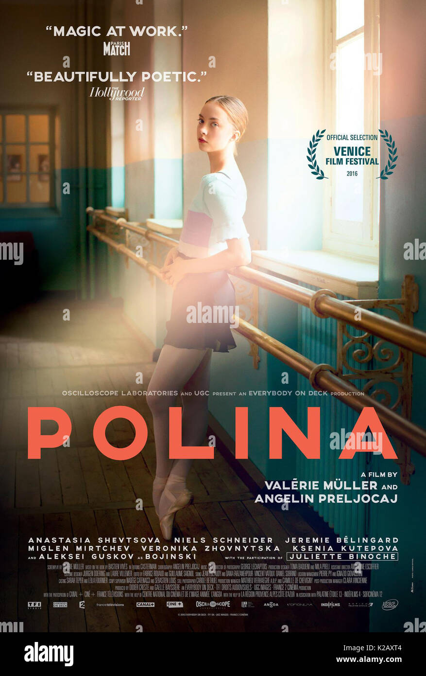 POLINA, US poster, Anastasia Shevtsova, 2016. ©Oscilloscope/courtesy ...