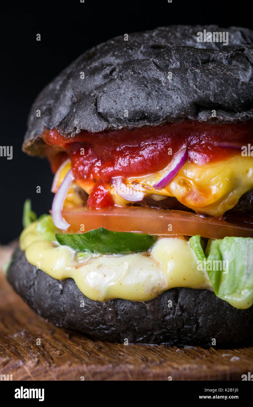 Cooking juicy tasty burger meat hi-res stock photography and images - Alamy