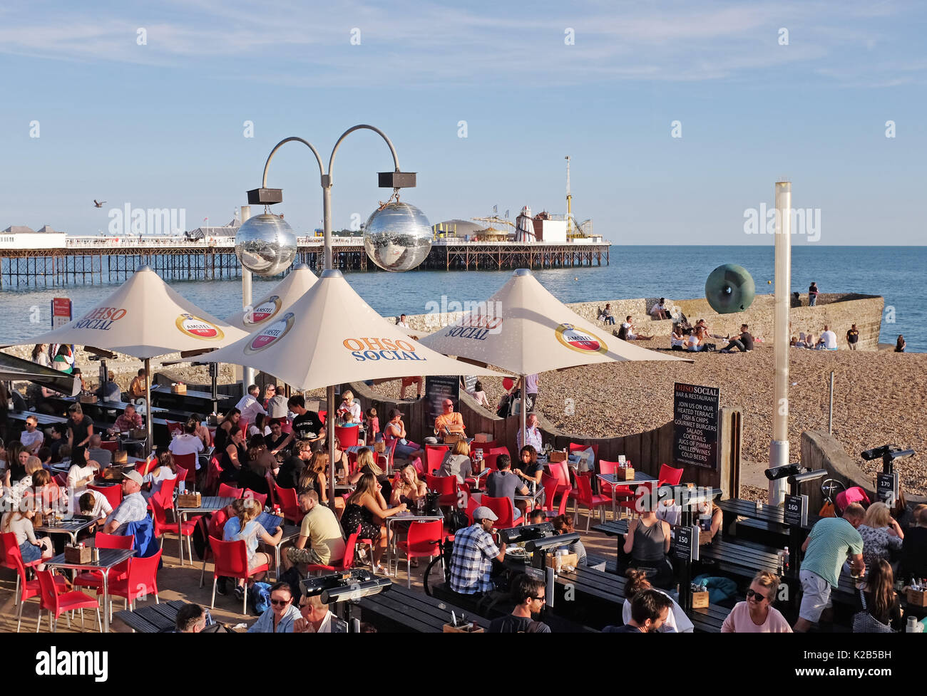 Brighton seafront bars hires stock photography and images Alamy