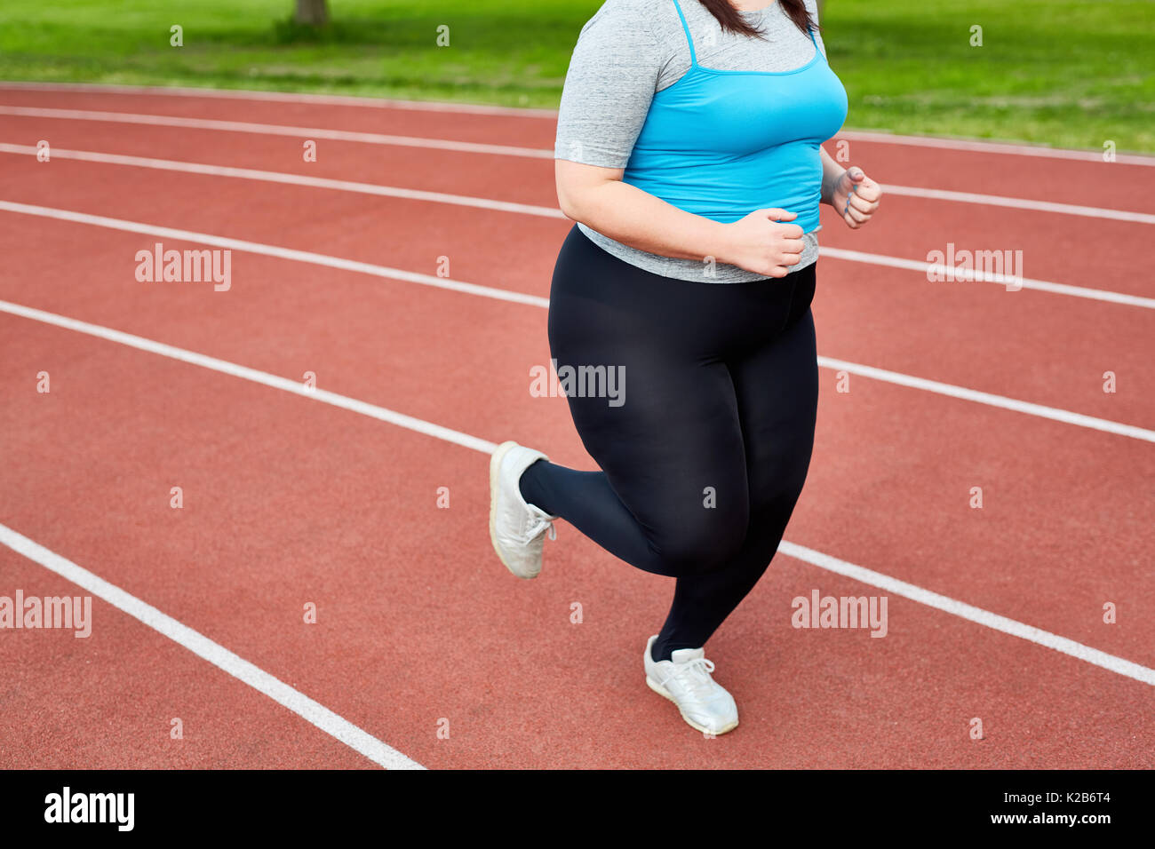 Fat Woman Running Stock Photos & Fat Woman Running Stock Images Alamy