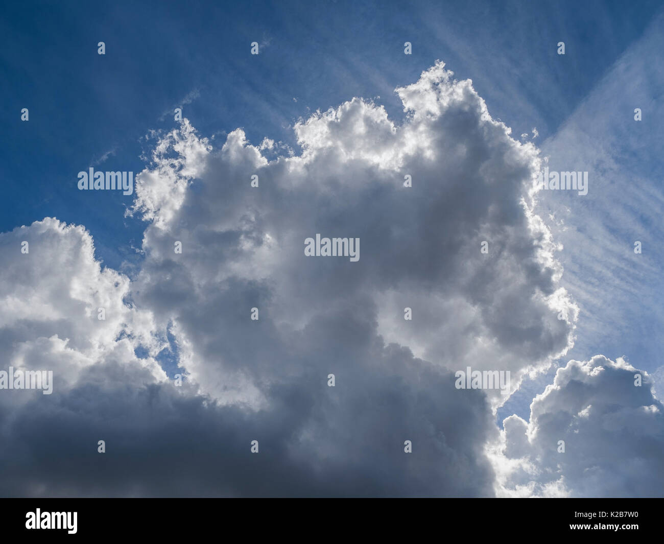 Cumulus clouds black and white hi-res stock photography and images - Alamy