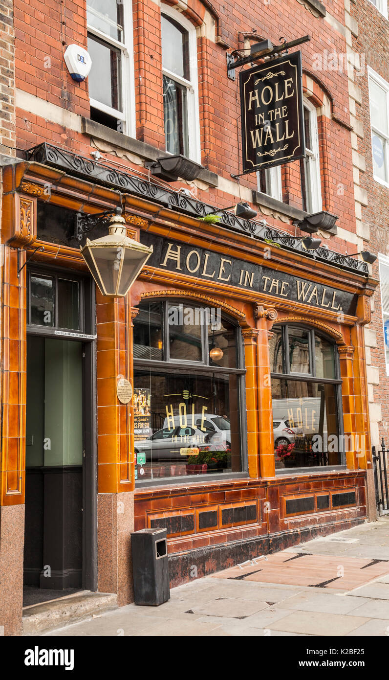 Hole in the wall pub in darlington england uk stock photo alamy