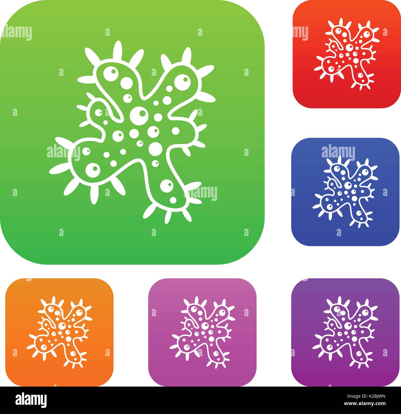 Bacteria set collection Stock Vector Image & Art - Alamy
