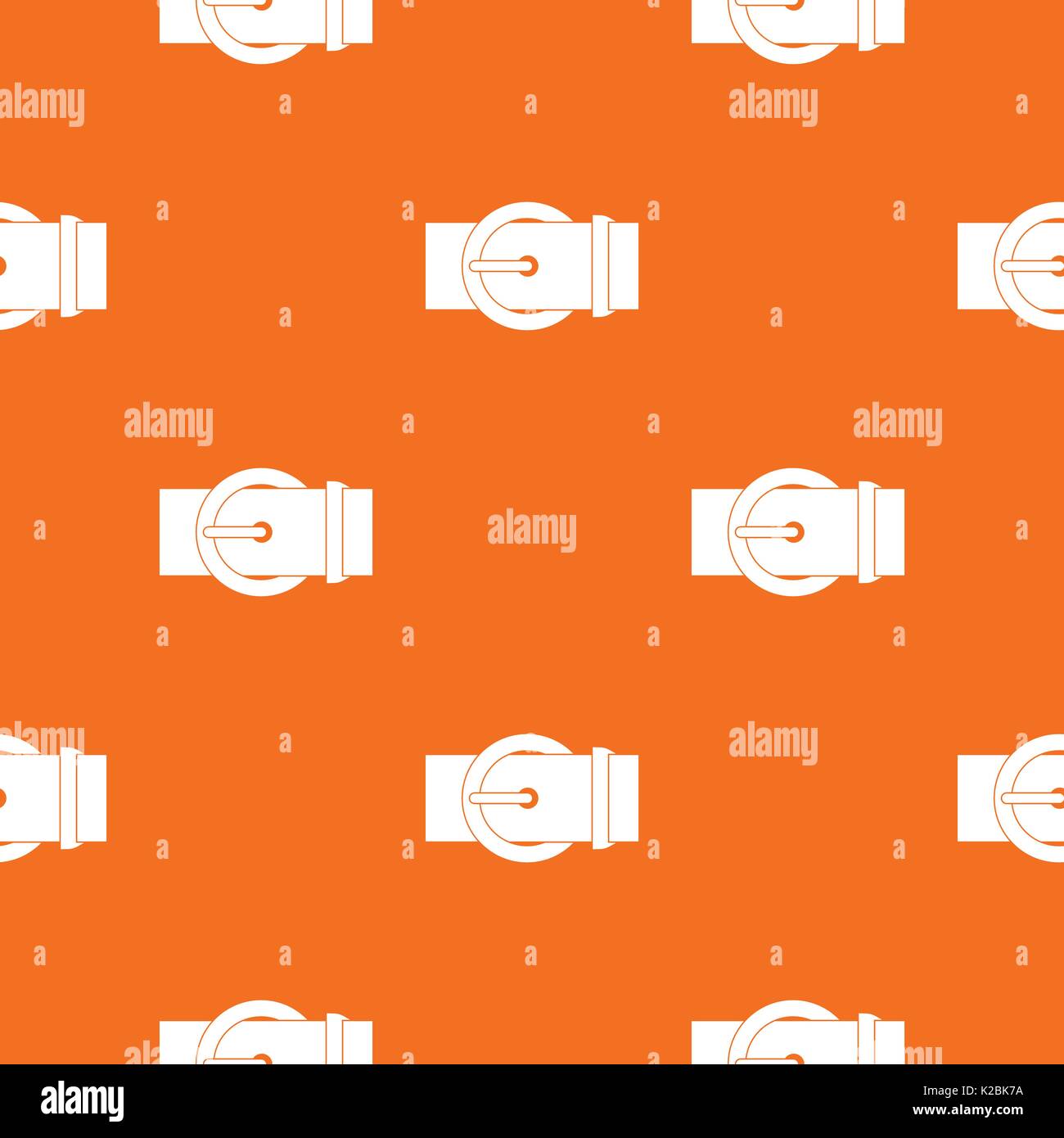 Circle belt buckle pattern seamless Stock Vector