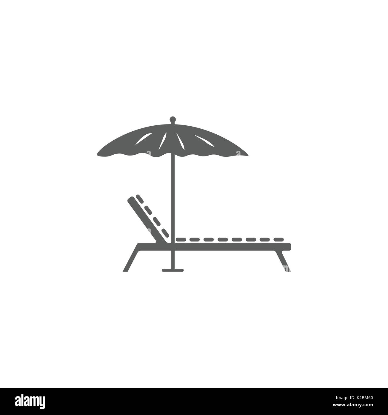 Chaise Lounge Icon Vector illustration Stock Vector Image & Art Alamy