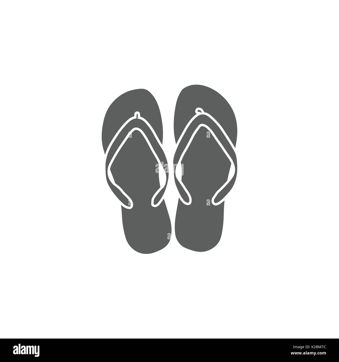 flip flop icon vector illustration Stock Vector