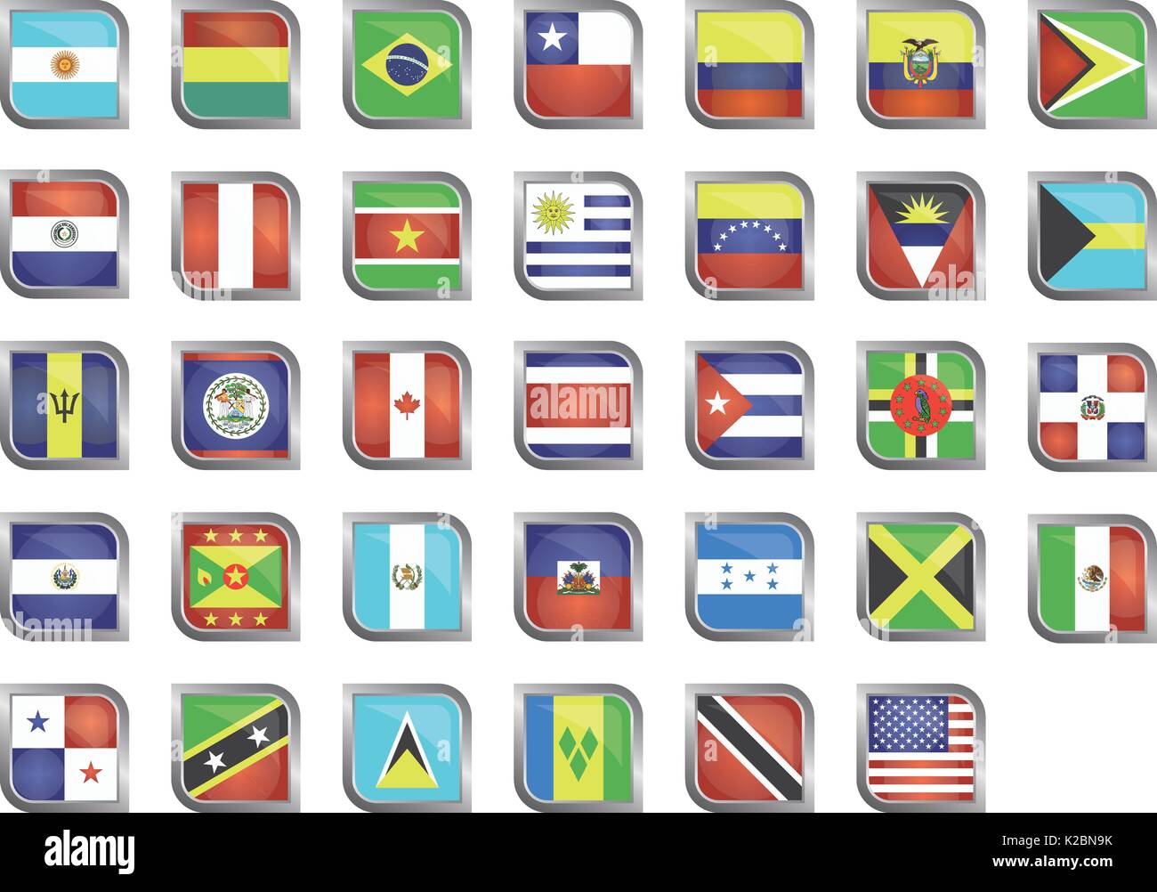 America Country Flag Stock Vector Image Art Alamy