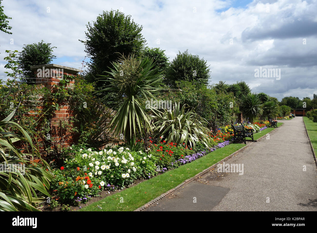 Castle Park, Colchester, Essex Stock Photo