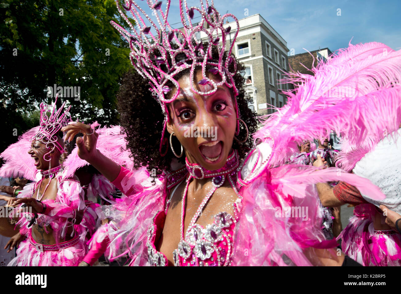 Carnival notting hill dancer hi-res stock photography and images - Alamy