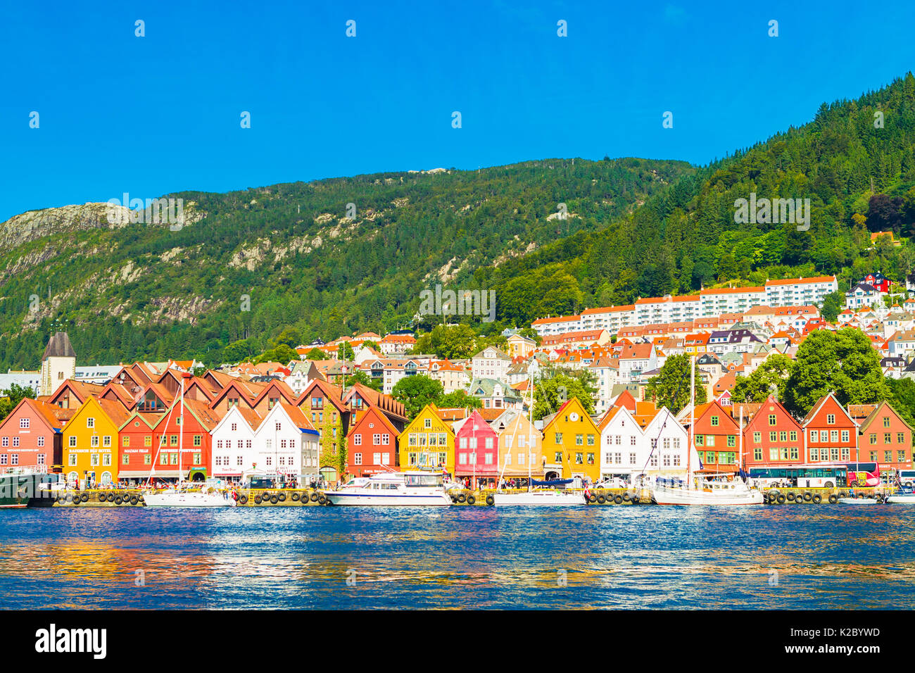 Bryggen district - Tourist attraction and Unesco World Heritage site ...