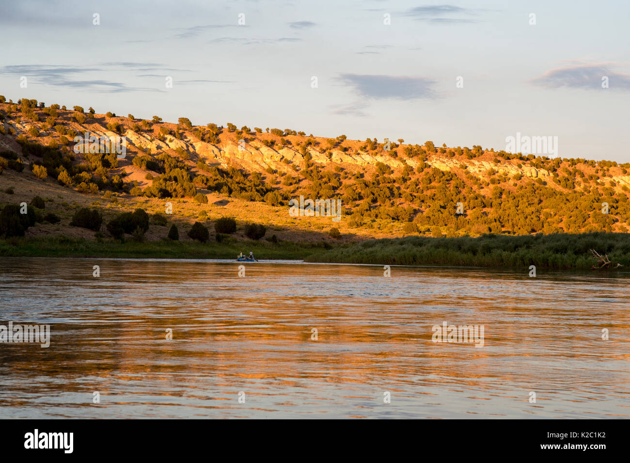 Floating down the Green River near Dutch John, Utah Stock Photo Alamy