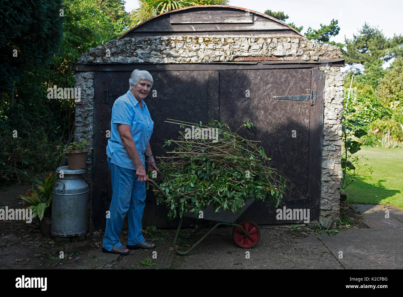 80 year old woman hi-res stock photography and images - Alamy