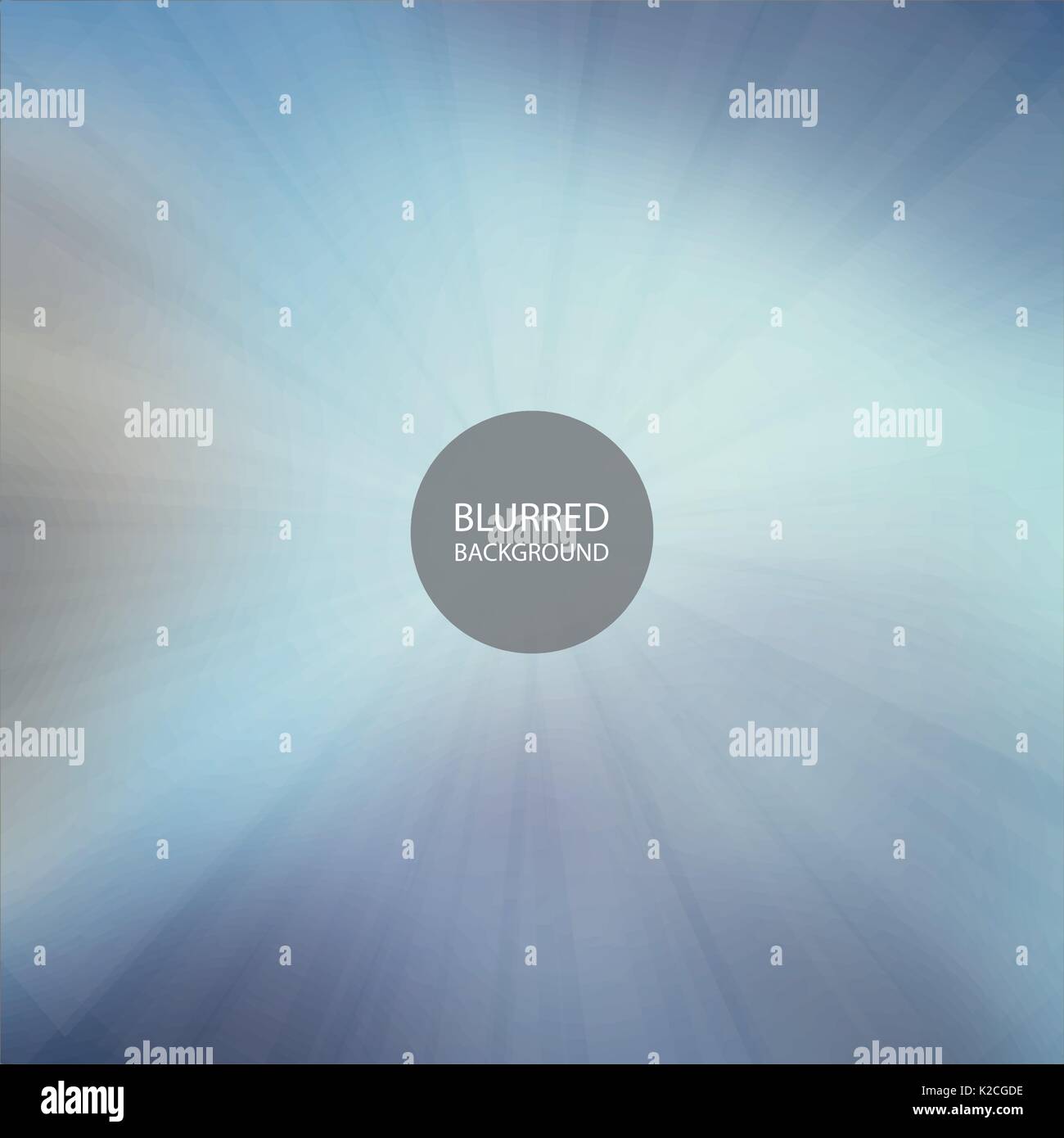Colorful Abstract Blurry Background Creative Design Template with Circular Label in the Center - Illustration in Freely Editable EPS10 Vector Format Stock Vector