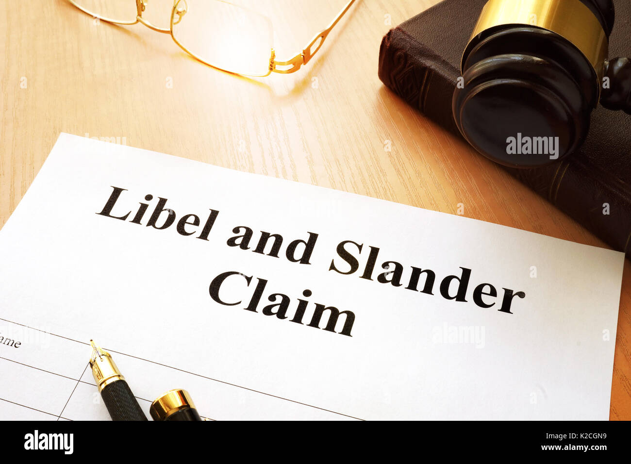 Libel hi-res stock photography and images - Alamy
