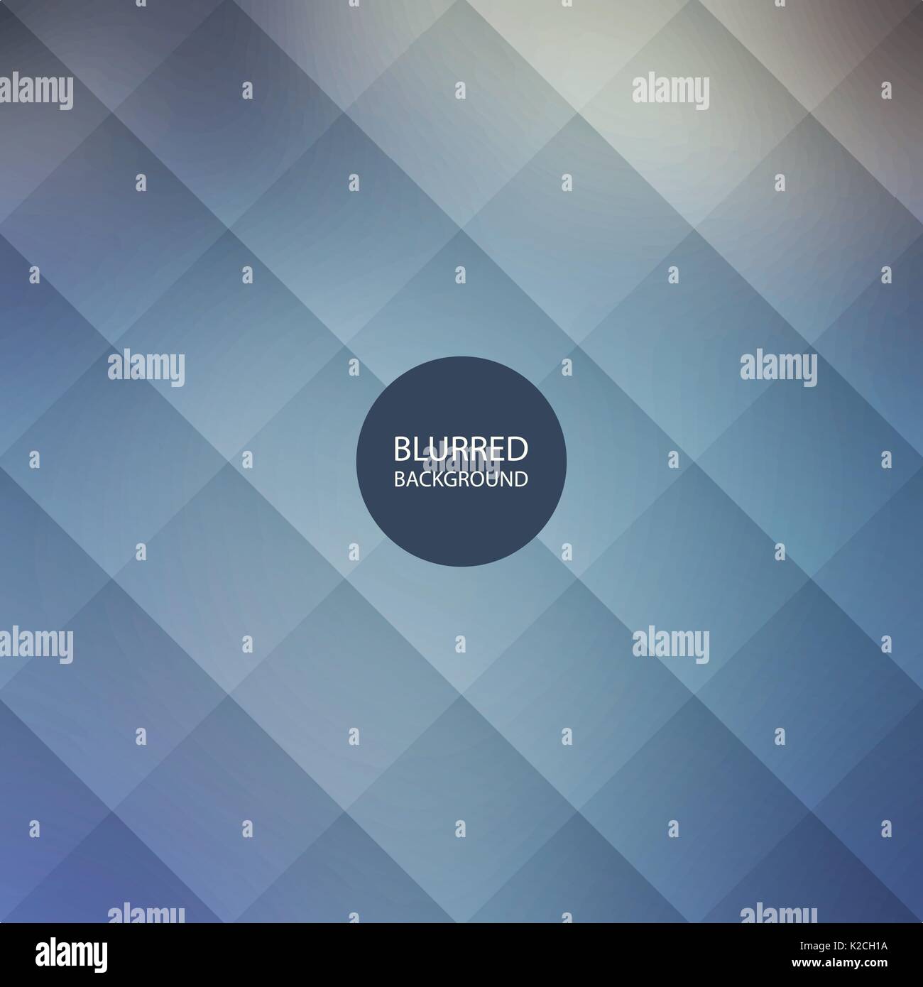 Colorful Abstract Blurry Background Creative Design Template with Circular Label in the Center - Illustration in Freely Editable EPS10 Vector Format Stock Vector