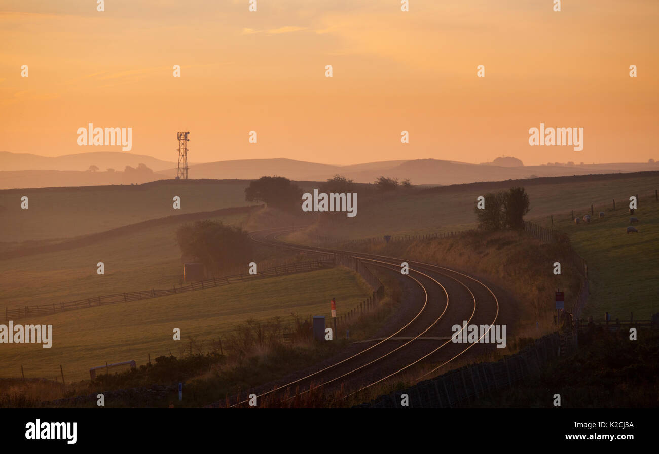 Carnforth to settle junction railway line hi-res stock photography and ...