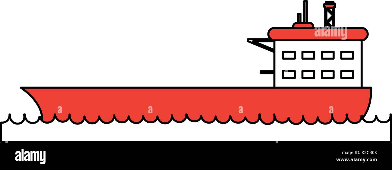 cargo ship icon image vector illustration design Stock Vector Image ...