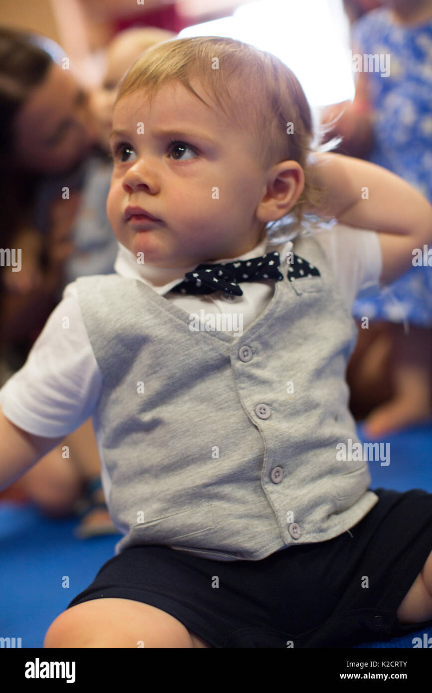 Baby sensory class Stock Photo