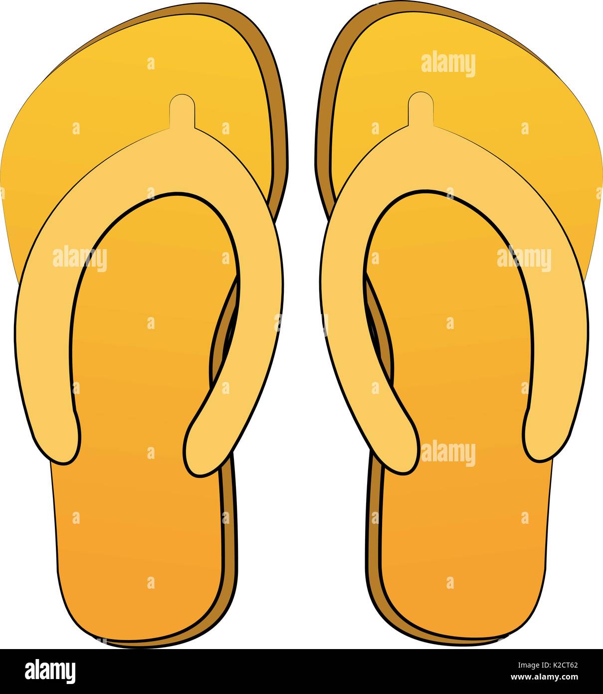 flip flop sandals icon image Stock Vector Image & Art - Alamy