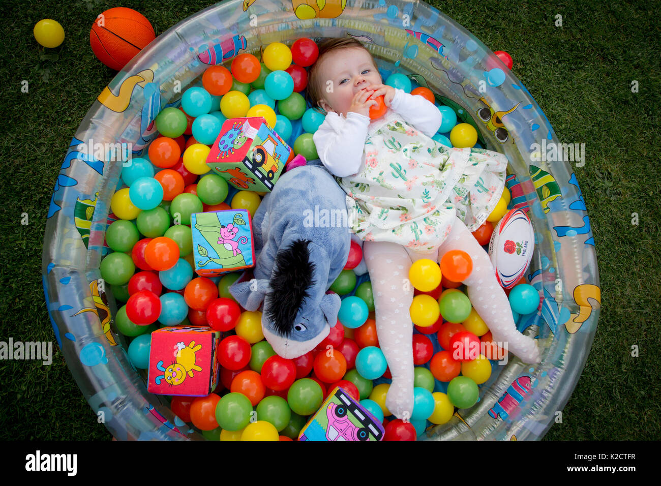 Child in ball pit hires stock photography and images Alamy