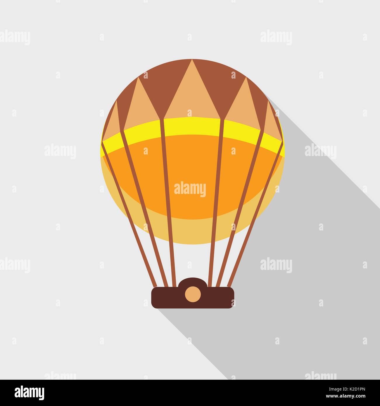 Hot air balloon icon, flat style Stock Vector Image & Art - Alamy