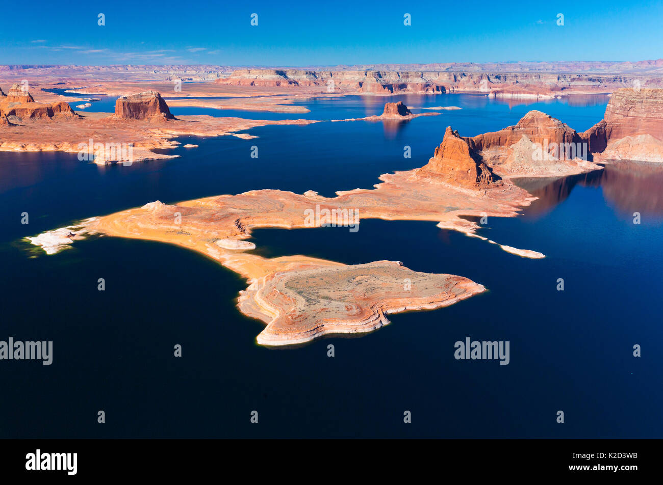 Aerial view of lake powell hi-res stock photography and images - Alamy