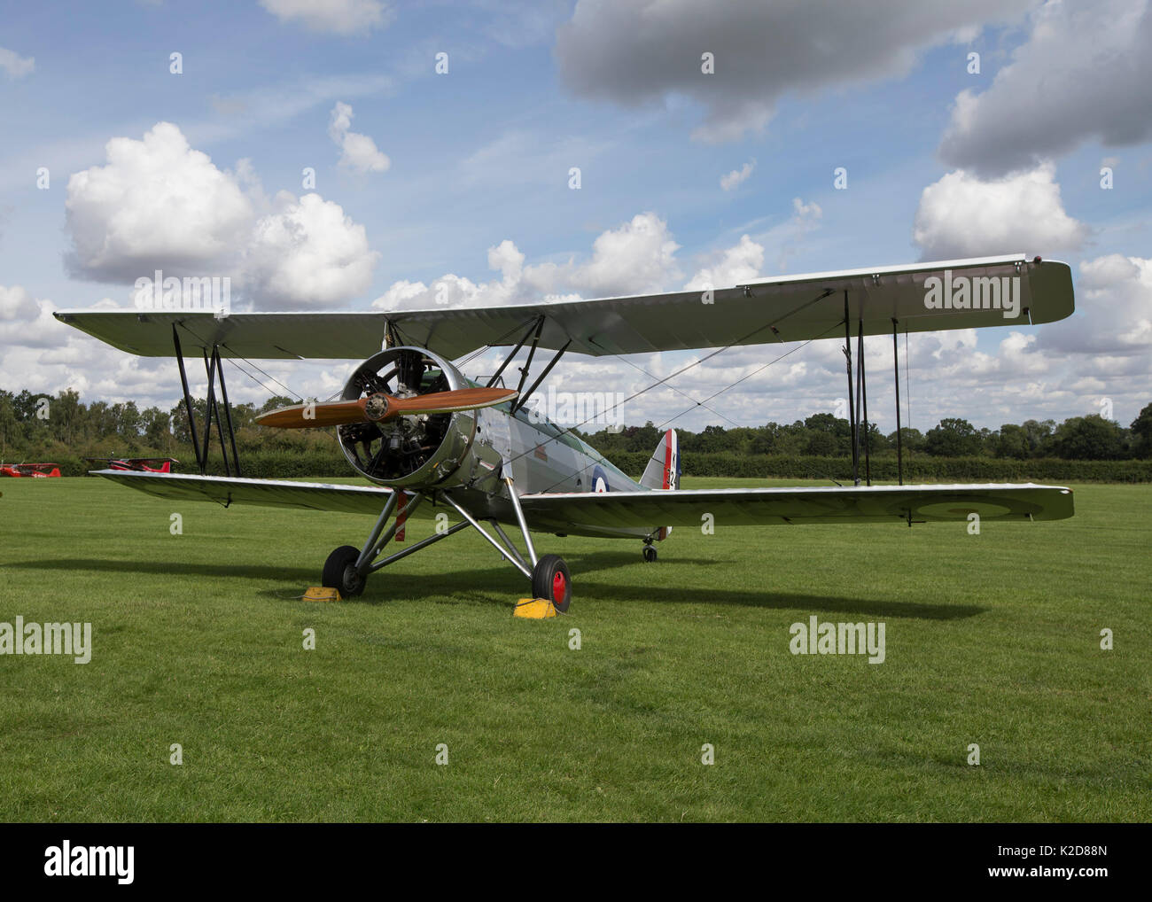 1931 Avro 621 Tutor trainer aircraft at the Shuttleworth Trust Stock Photo