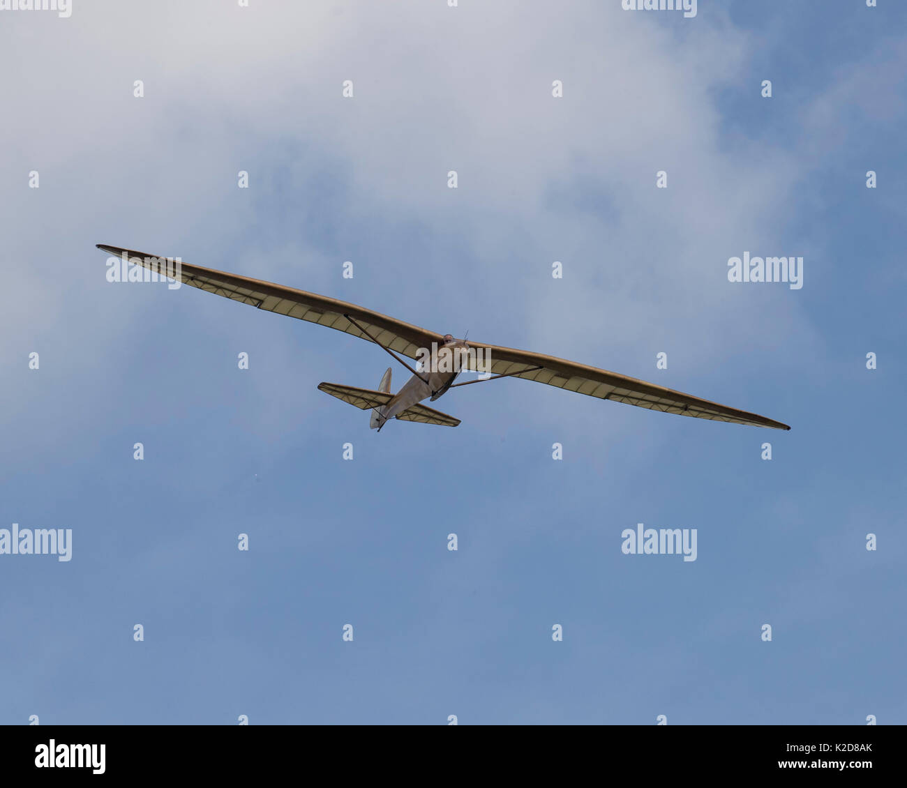 Slingsby Sailplanes Kirby Kite glider flying at the Shuttleworth Trust Stock Photo Alamy