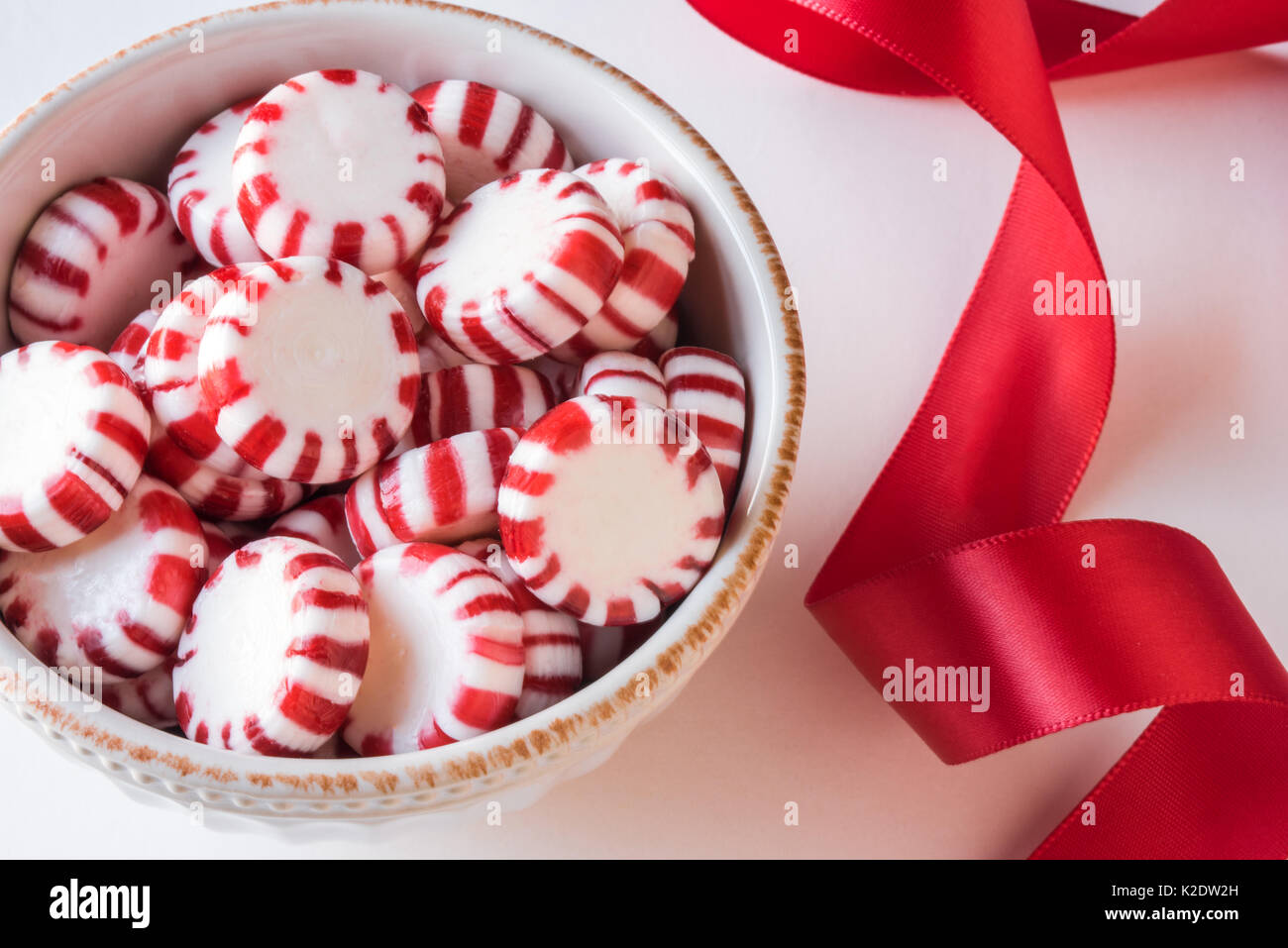 Hard peppermint candy Stock Photo Alamy