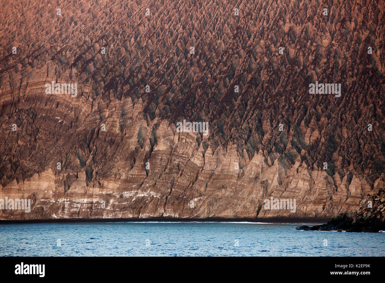 Barcena volcano slope and coastline hires stock photography and images
