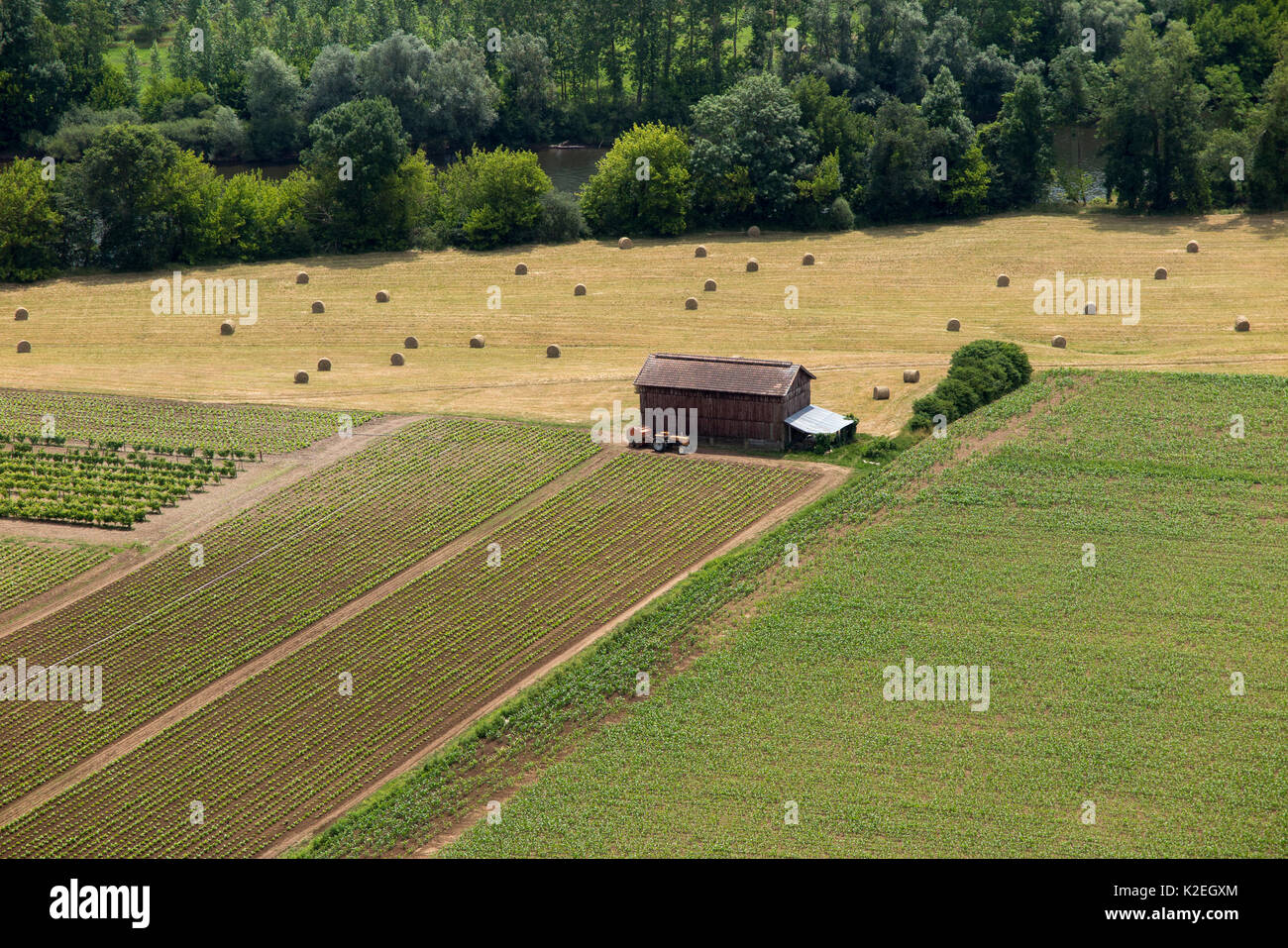 Pays de Bergerac, Perigord, Dordogne, Aquitaine, France, June 2014. Stock Photo