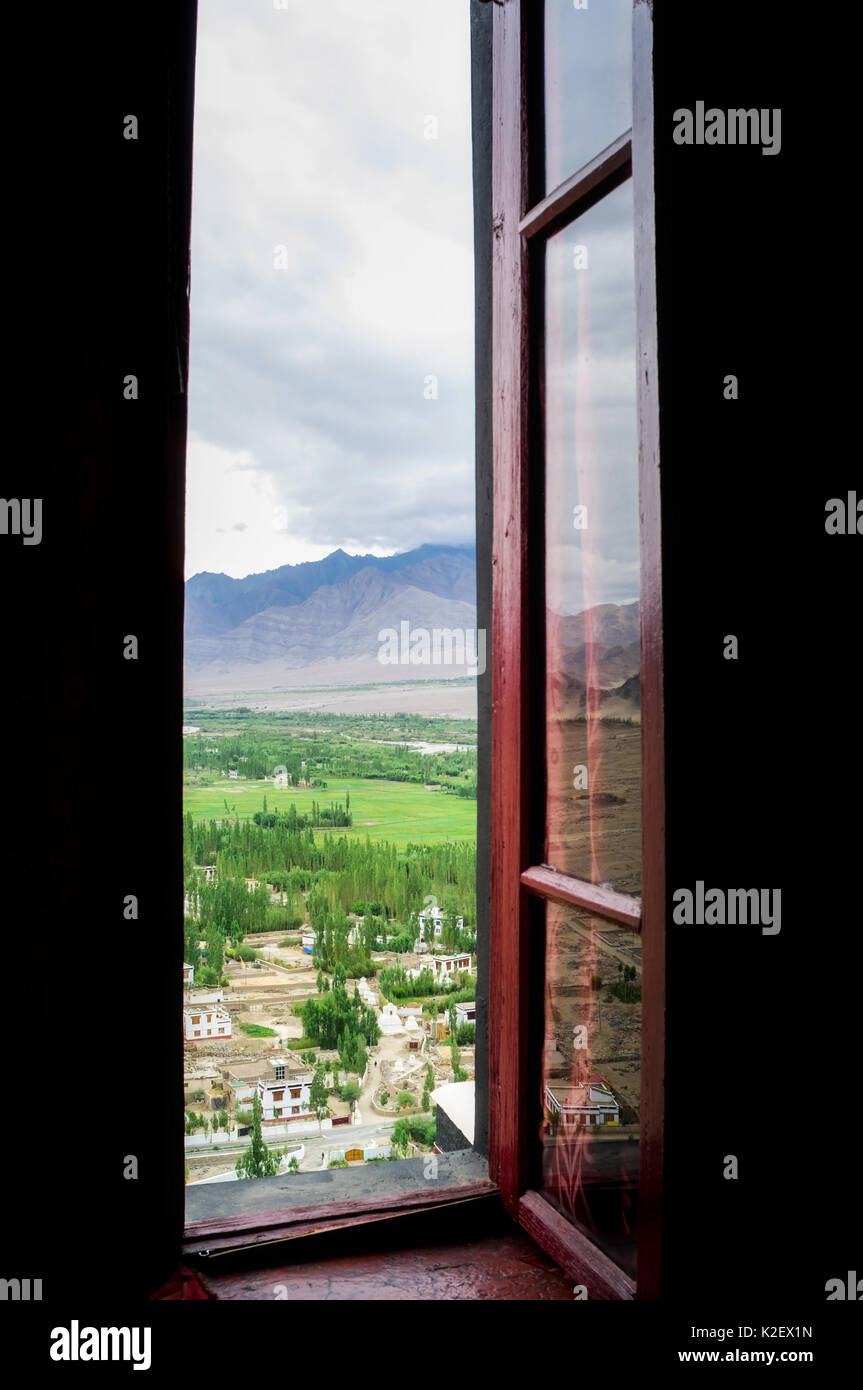 Thiksey Monastery in Leh Ladakh, Jammu and Kashmir, India Stock Photo