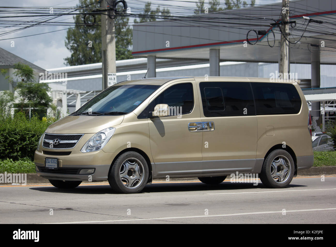 CHIANG MAI, THAILAND - AUGUEST 22 2017: Private Luxury Van from Hyundai ...