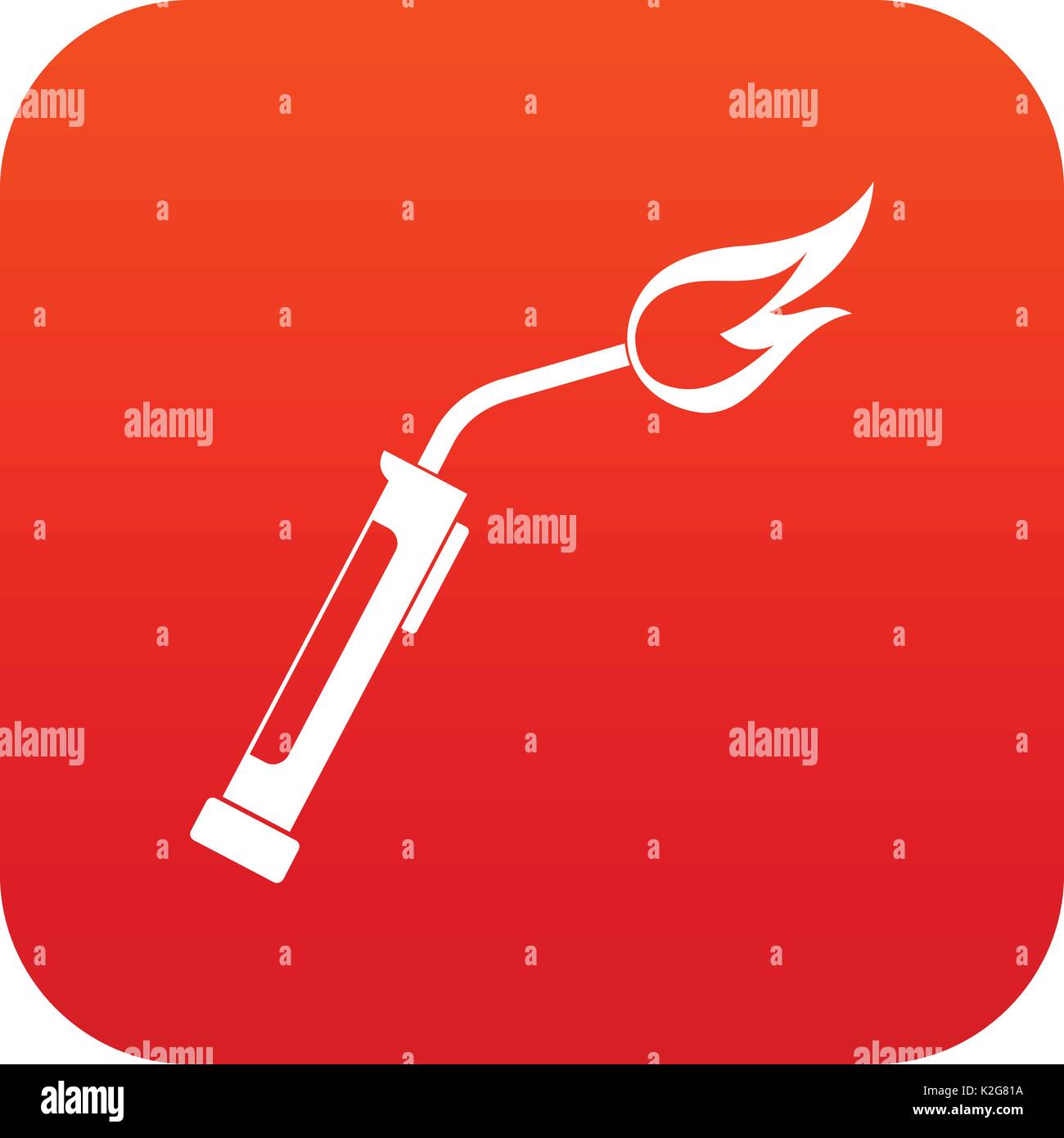 Welding torch icon digital red Stock Vector Image & Art - Alamy