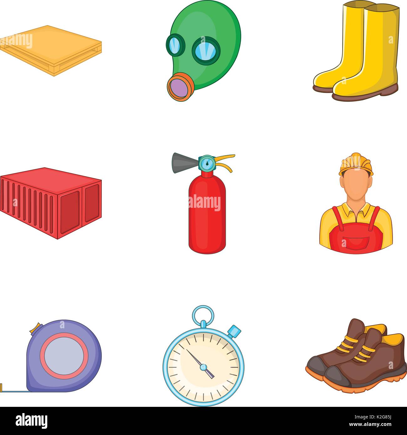 Upkeep icons set, cartoon style Stock Vector Image & Art - Alamy