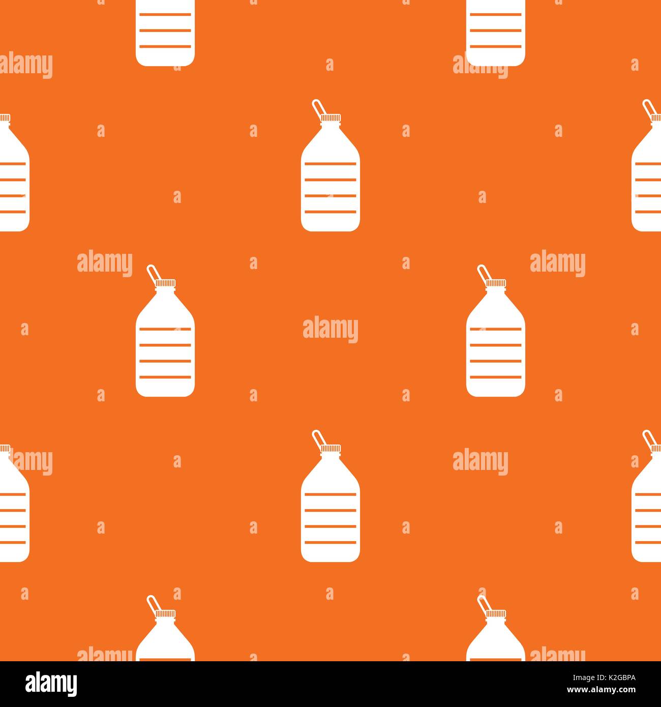 Large bottle of water pattern seamless Stock Vector
