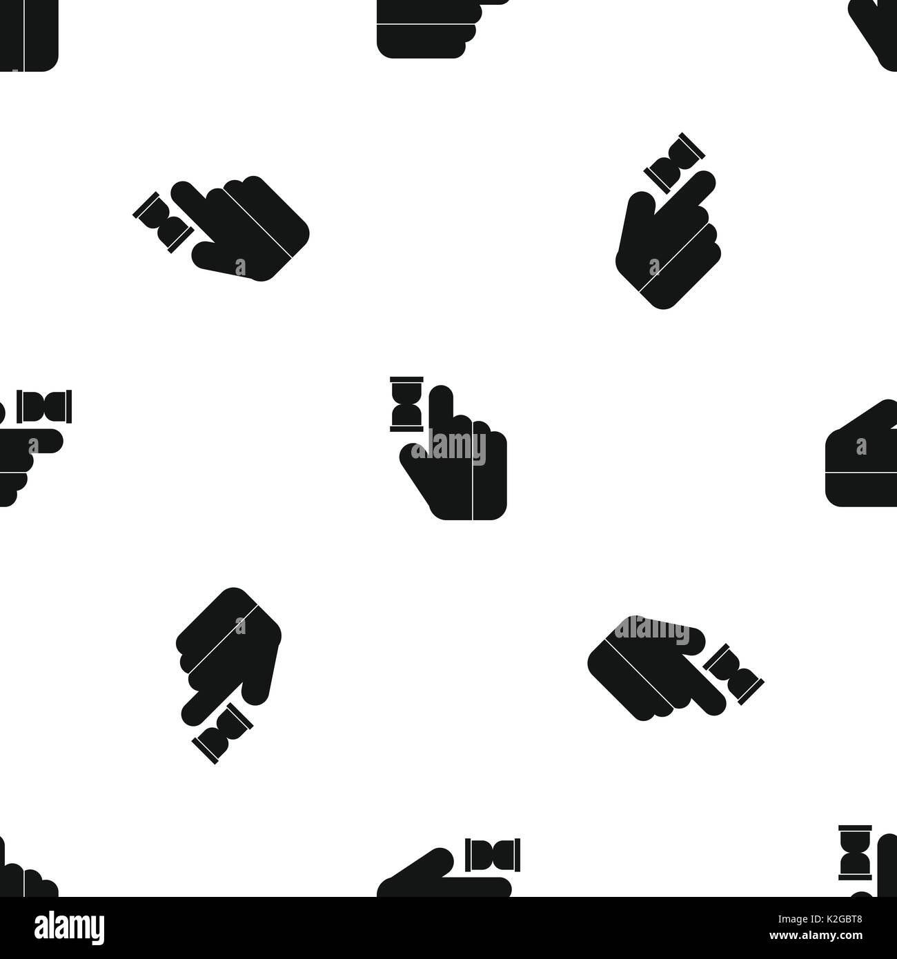 Click pattern seamless black Stock Vector Image & Art - Alamy