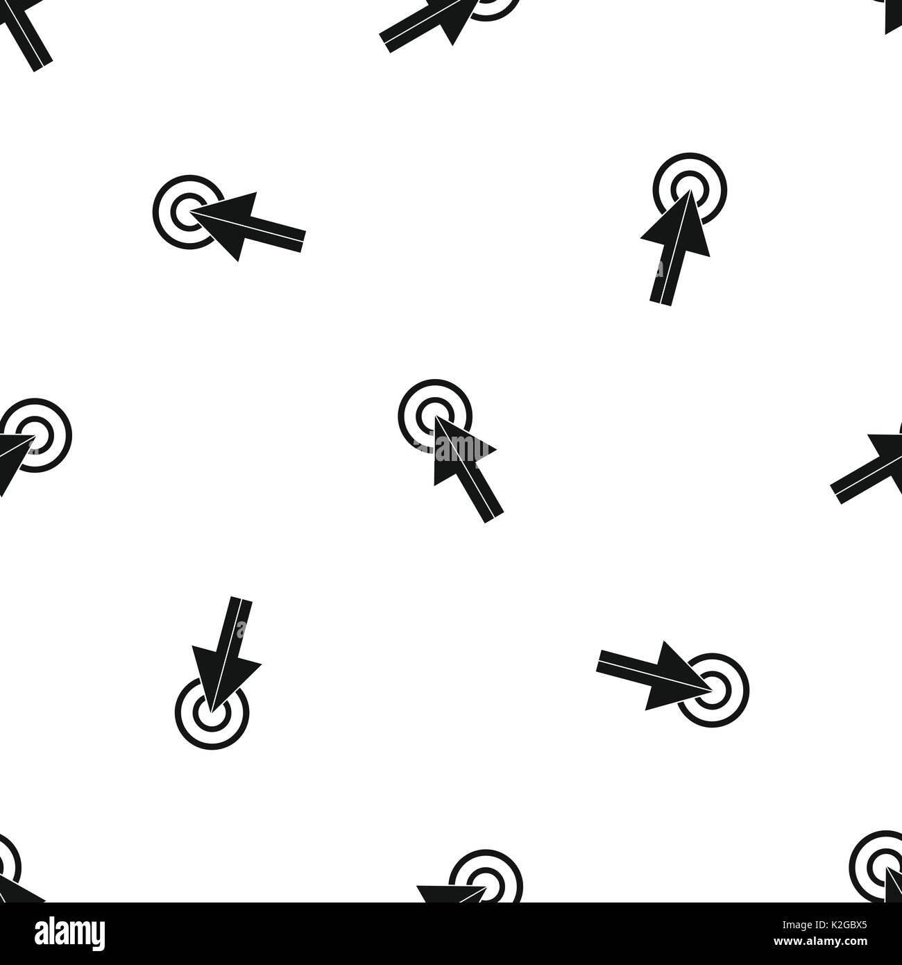 Click pattern seamless black Stock Vector Image & Art - Alamy