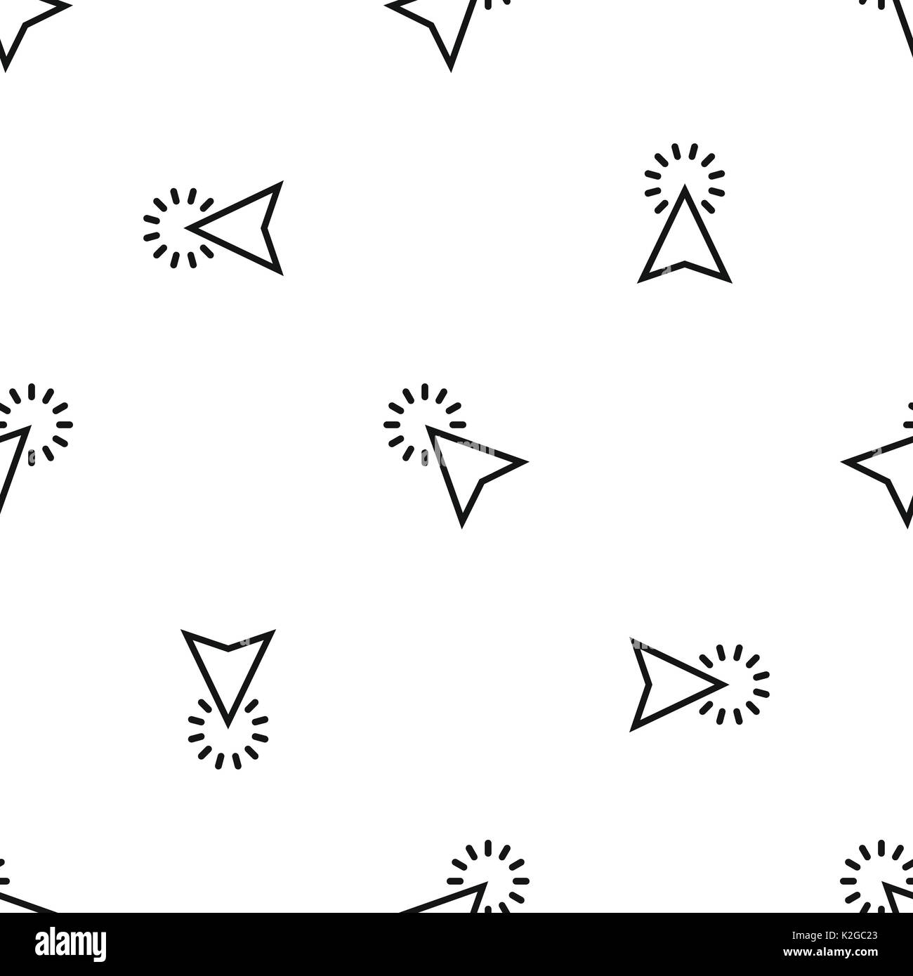 Click pattern seamless black Stock Vector Image & Art - Alamy