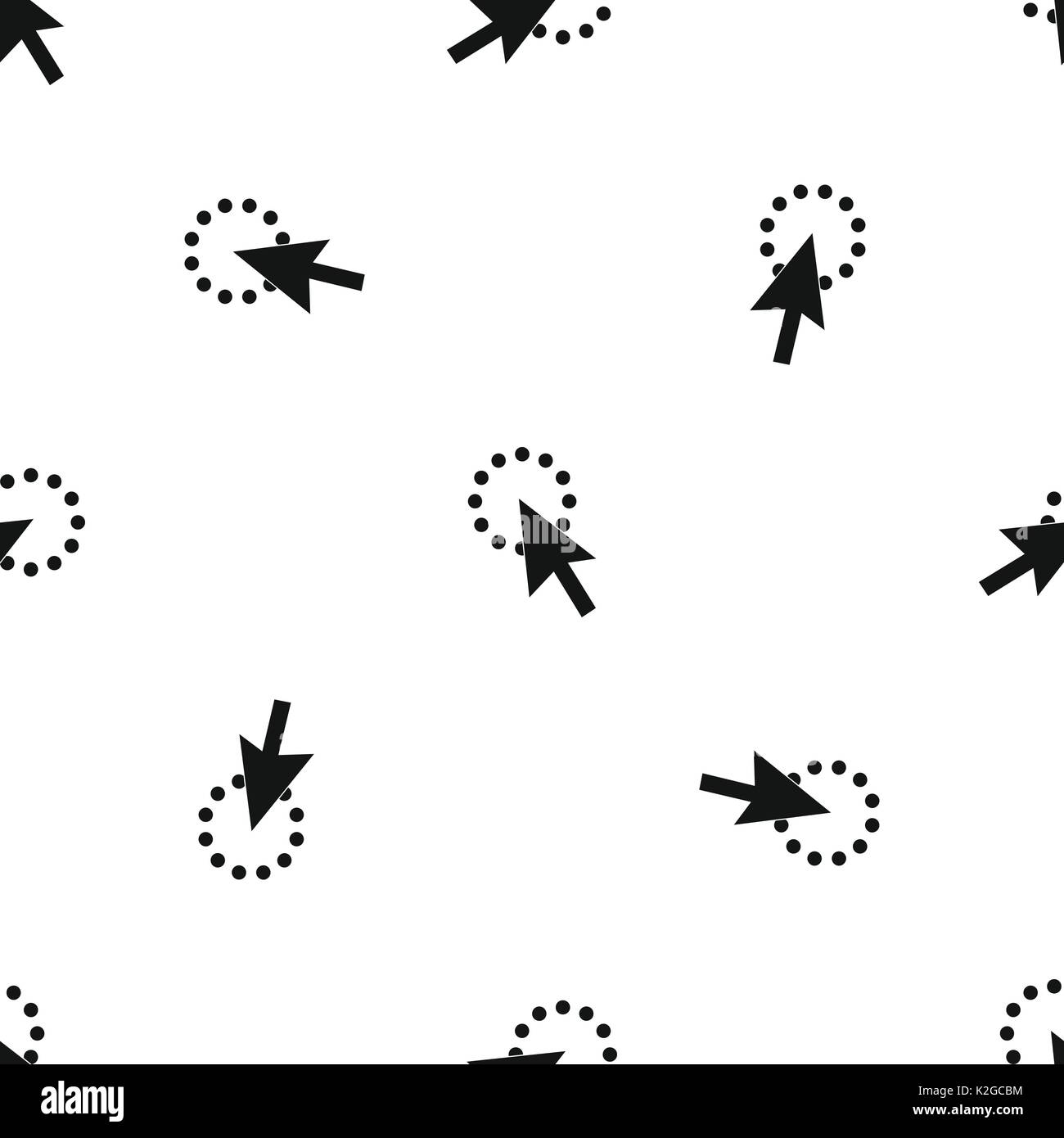 Click pattern seamless black Stock Vector Image & Art - Alamy