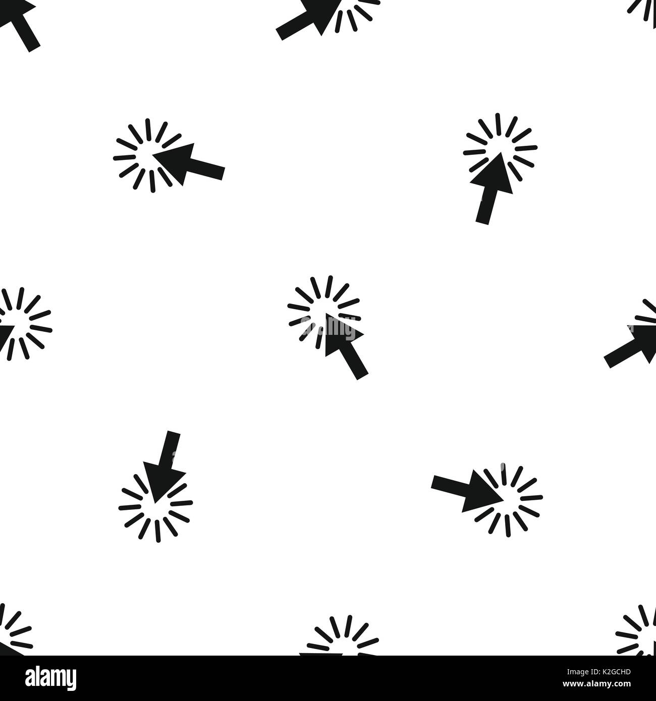 Click pattern seamless black Stock Vector Image & Art - Alamy