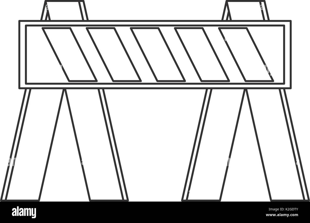 construction barrier icon Stock Vector Image & Art - Alamy