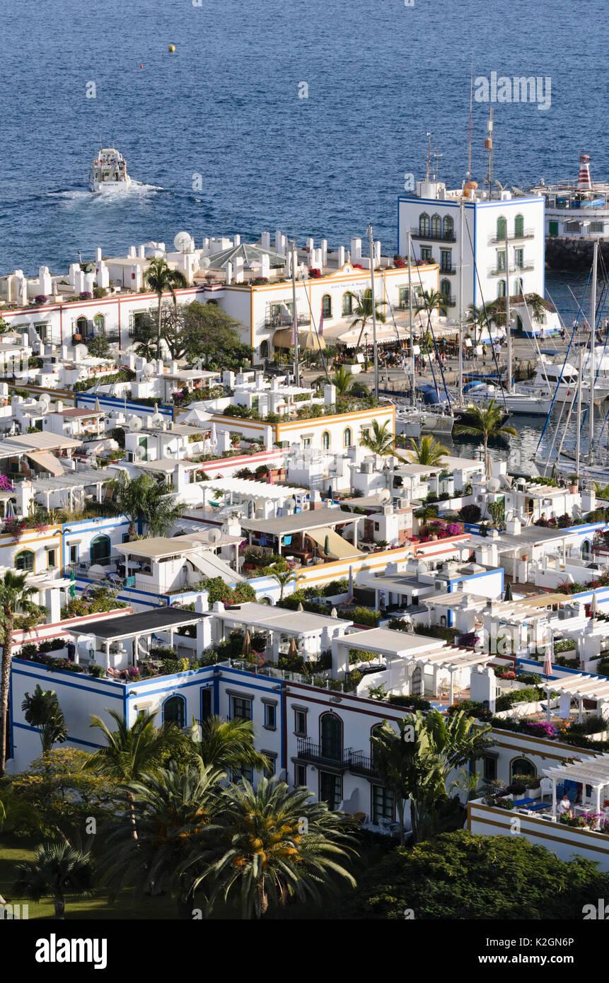 Holiday village, Puerto de Mogán, Gran Canaria, Spain Stock Photo