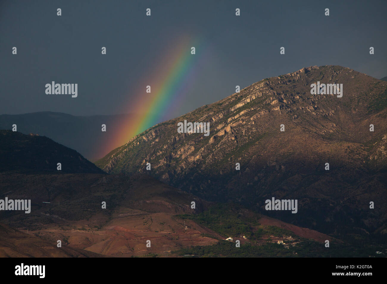Looking For The Rainbow Stock Photo - Alamy