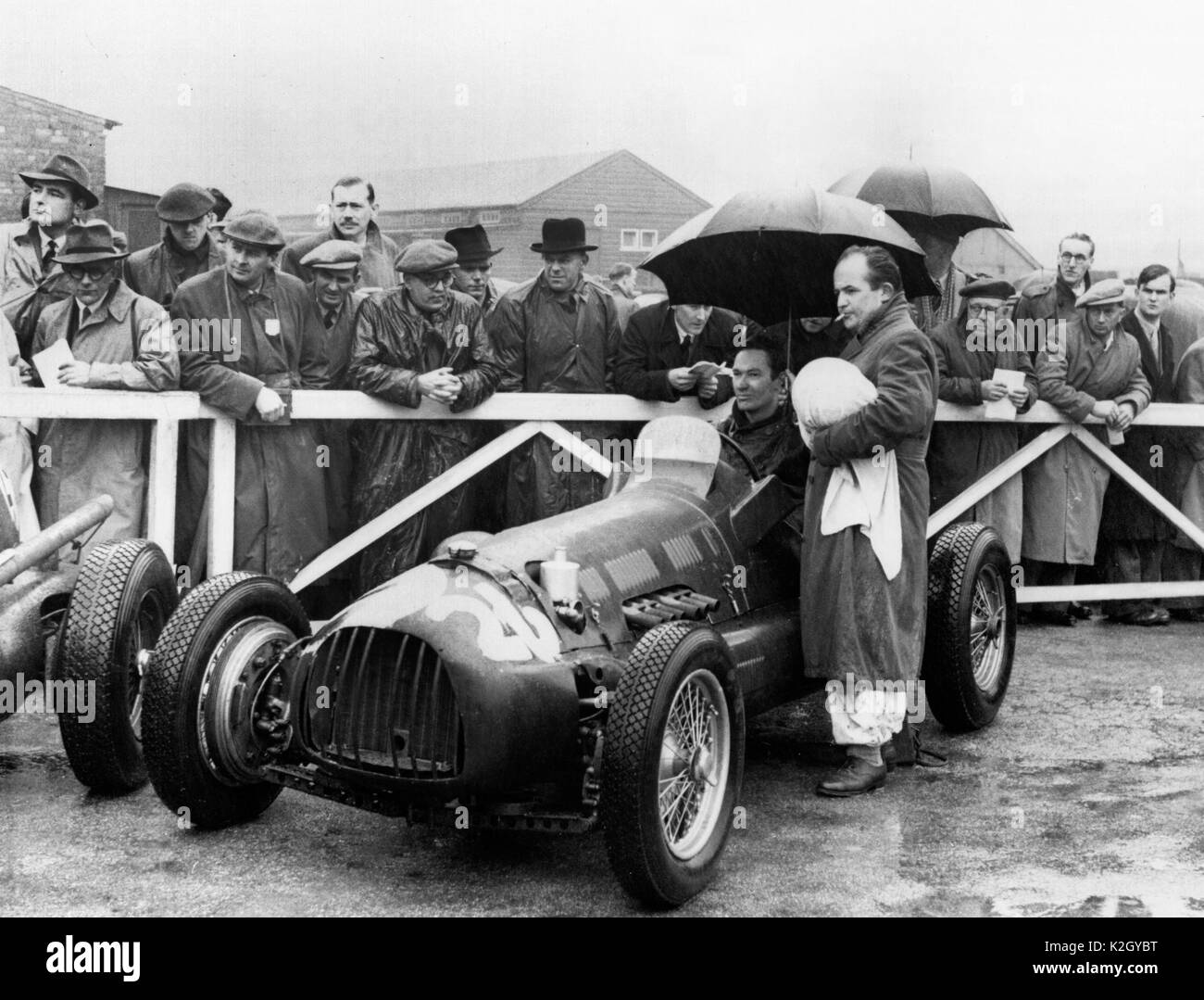 R.R.A Supercharged Special, G.N. Richardson at Aintree 1954 Stock Photo