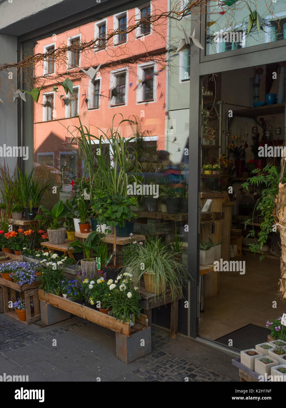 Shop selling plants Stock Photo Alamy