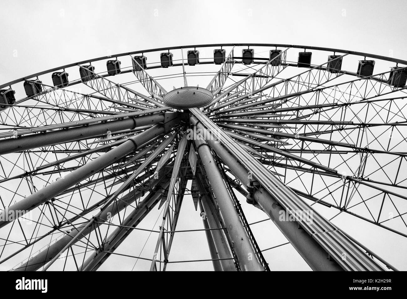 The Wheel of Liverpool which is sometimes called the Liverpool Eye. Stock Photo