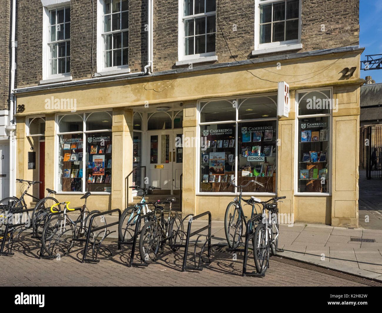 Bicycles In Cambridge City Centre High Resolution Stock Photography and