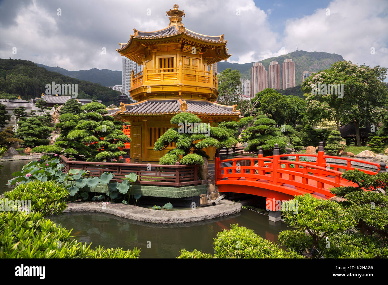 Temple of Absolute Perfection in Hong Kong Stock Photo